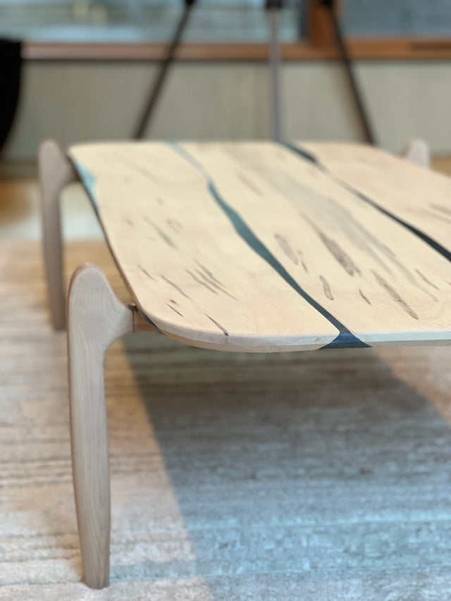 Spalted Maple & Black Epoxy Coffee Table